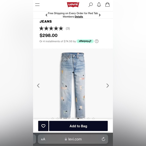Levi's Denim - LEVI’S COLUMN WOMEN'S SELVEDGE JEANS size 27/30